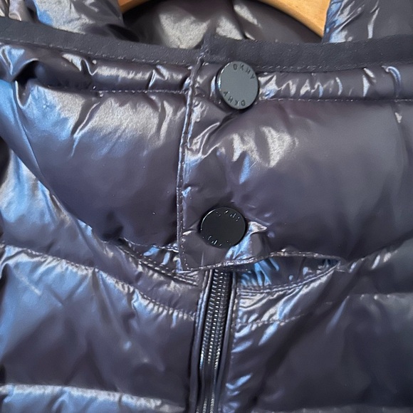 Dkny Women's Packable Puffer Jacket Gray Size Small - Picture 5 of 10